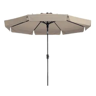 Madison Parasol Flores Luxe rond 300 cm ecru