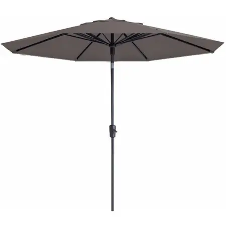 Madison Paros II Luxe Stokparasol Rond Ø300cm - Taupe - afbeelding 1