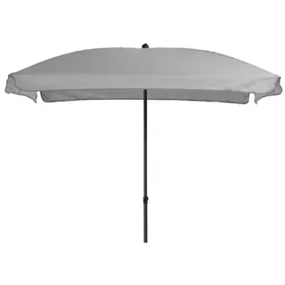 Madison Patmos Luxe Stokparasol 210x140cm - Lichtgrijs - afbeelding 1
