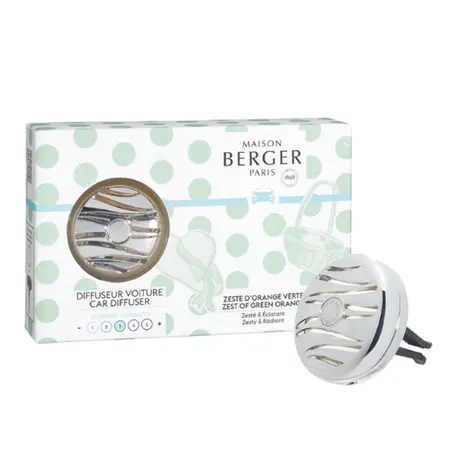 Maison Berger Auto Diffuser Dolce – Zeste d’Orange Verte