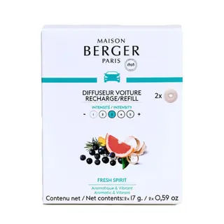 Maison Berger Autodiffuser Navulling - Fresh Spirit - 2 stuks