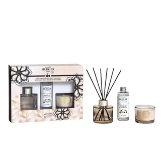 Maison Berger Giftset Lady Flower - Duo Mini Eternity - Parfumsticks 90ml + Kaars
