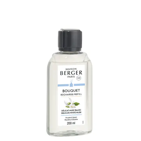 Maison Berger - Navulling parfumverspreider 200ml - Délicat Musc Blanc