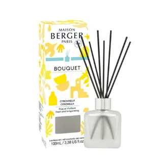 Maison Berger - Parfumsticks Cube 100ml Citronella / Sprankelende Citroengras