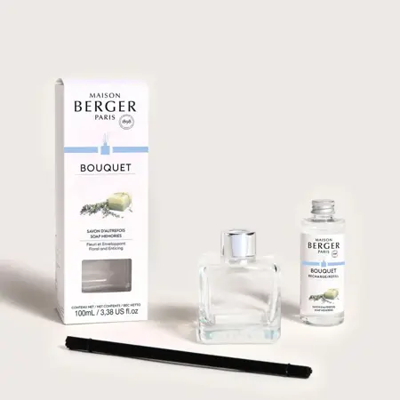 Maison Berger - Parfumsticks Cube 100ml - Savon D'autrefois - afbeelding 2