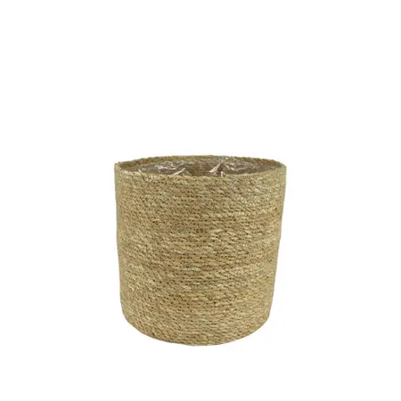 Mand Stef Zeegras D15h15cm Naturel