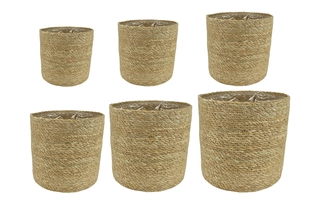Mand Stef Zeegras D22h20cm Naturel - afbeelding 2