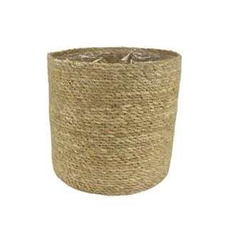 Mand Stef Zeegras D22h20cm Naturel