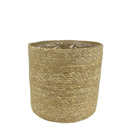 Mand Stef Zeegras D22h20cm Naturel