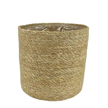 Mand Stef Zeegras D25h25cm Naturel