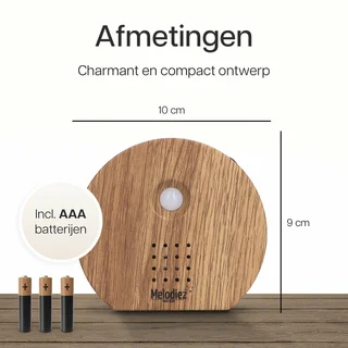 Melodiez Nature Sounds Natuurgeluiden box - Donker Hout - afbeelding 7