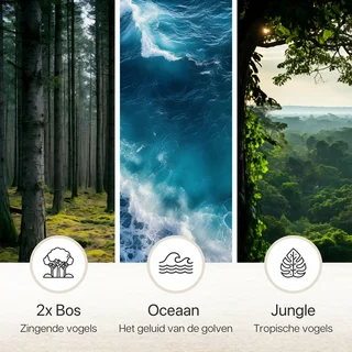 Melodiez Nature Sounds Natuurgeluiden box - Ebbenhout - afbeelding 7