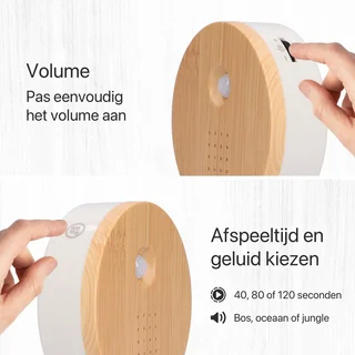 Melodiez Nature Sounds Natuurgeluiden box - Hout - afbeelding 2