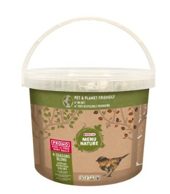 Menu Nature 4 Seasons Blend Emmer 4 Kg + 6 suet balls zonder net