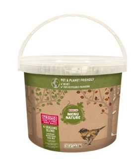 Menu Nature 4 Seasons Blend Emmer 4 Kg + 6 suet balls zonder net