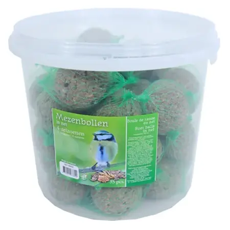 Mezenbol in net 4-seizoenen - Emmer 35 stuks