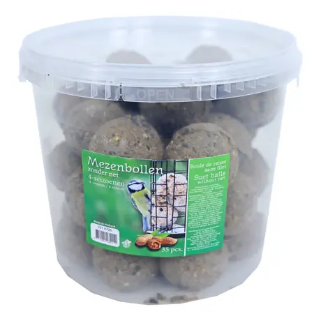 Mezenbol zonder net 4-seizoenen - Emmer 35 stuks