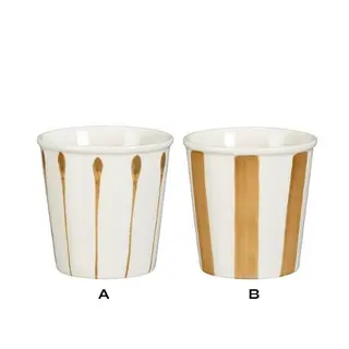 Mica Decorations Beker Elsie D8h8cm Bruin (assorti) - afbeelding 2