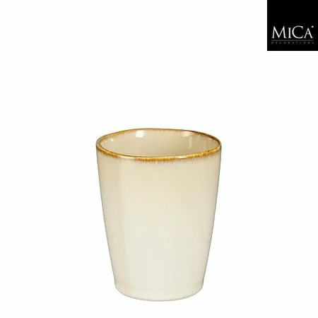 Mica Decorations Beker Racco D8.5h10cm Beige - afbeelding 1