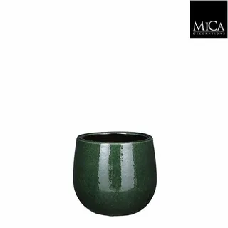 Mica Decorations Bloempot Pablo D14h12cm Donkergroen