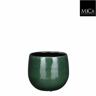 Mica Decorations Bloempot Pablo D16h14cm Donkergroen