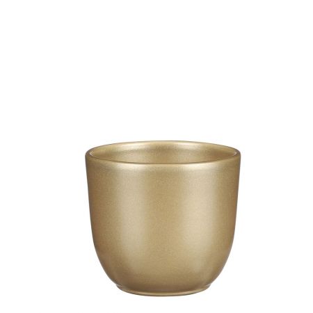 Mica Decorations Bloempot Tusca - D10H9cm - Goud