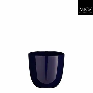 Mica Decorations Bloempot Tusca - D13.5h13cm - Donkerblauw