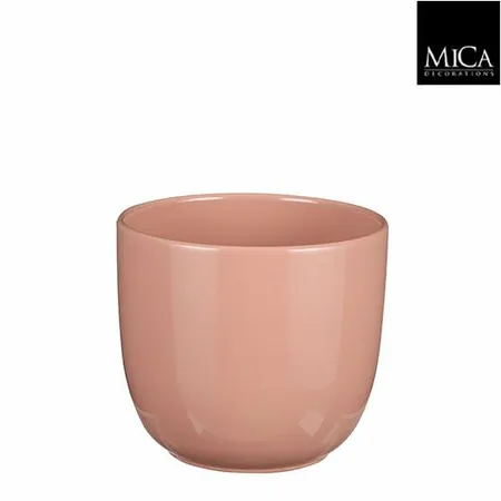 Mica Decorations Bloempot Tusca - D14.5h14cm - Lichtroze - afbeelding 1