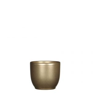 Mica Decorations Bloempot Tusca - D7,5H6,5cm - Goud