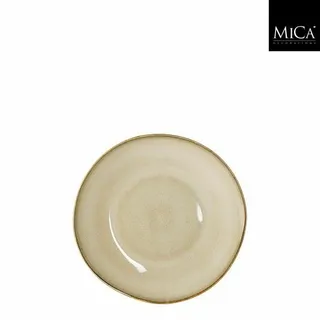 Mica Decorations Bord Racco D18h2cm Beige
