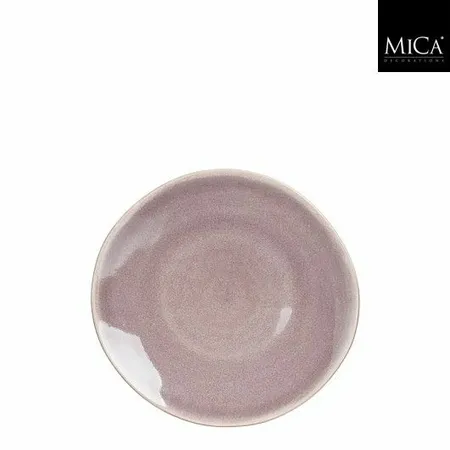 Mica Decorations Bord Racco D18h2cm Paars