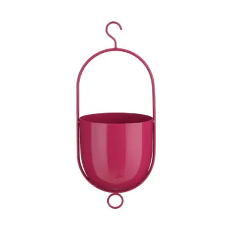 Mica Decorations Hangpot Bob 15x14x36cm - Fuchsia