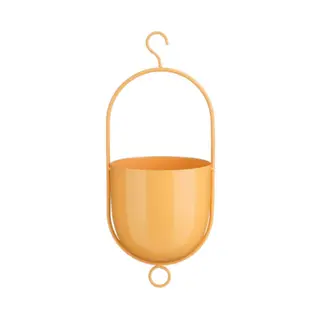 Mica Decorations Hangpot Bob 15x14x36cm - Perzik