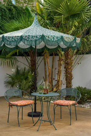 Mica Decorations Kelly Parasol Groen - H238 x Ø235cm - afbeelding 2