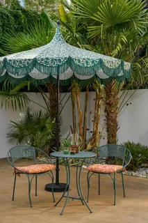 Mica Decorations Kelly Parasol Groen - H238 x Ø235cm - afbeelding 2