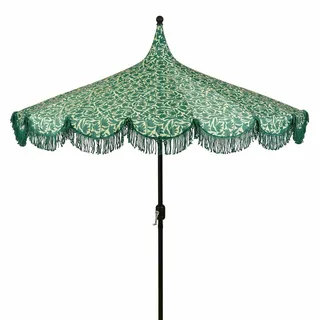 Mica Decorations Kelly Parasol Groen - H238 x Ø235cm - afbeelding 1