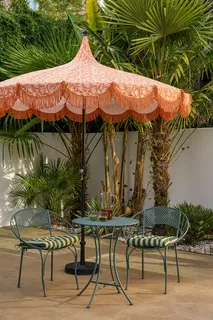 Mica Decorations Kelly Parasol Oranje - H238 x Ø235cm - afbeelding 2