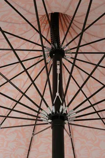 Mica Decorations Kelly Parasol Oranje - H238 x Ø235cm - afbeelding 5