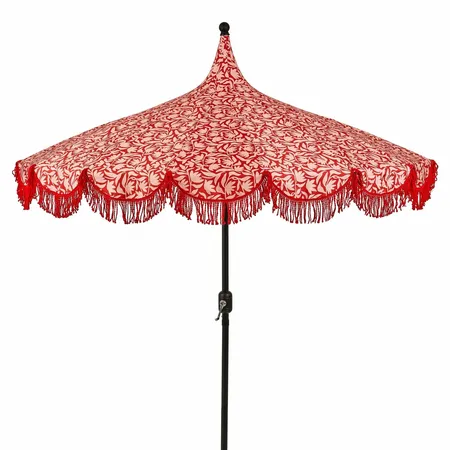 Mica Decorations Kelly Parasol Rood - H238 x Ø235cm - afbeelding 1
