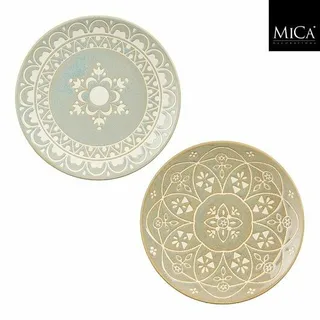 Mica Decorations Ontbijtbord Isa Ø22cm (grijs of groen)