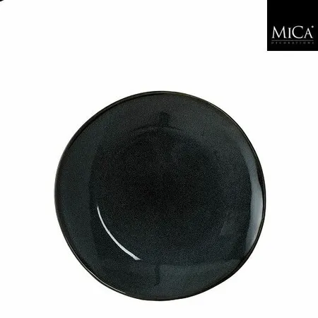 Mica Decorations Ontbijtbord Racco D20.5h2.5cm Donkergrijs