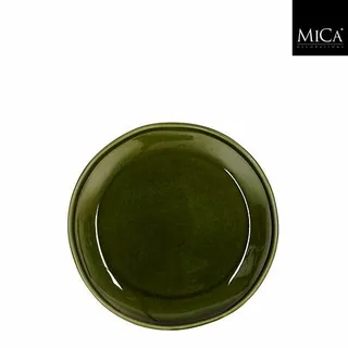 Mica Decorations Ontbijtbord Rhea D20h2cm Groen - afbeelding 1