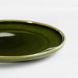 Mica Decorations Ontbijtbord Rhea D20h2cm Groen - afbeelding 2