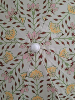 Mica Decorations Parasol Corina Ø160xH180cm Lichtgroen - afbeelding 2