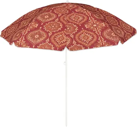 Mica Decorations Parasol Gaia Ø160xH180cm Bruin