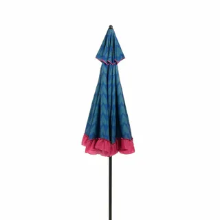 Mica Decorations Parasol Hart H238 x Ø220 cm - Blauw - afbeelding 2