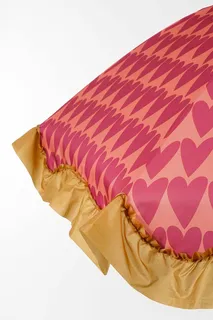 Mica Decorations Parasol Hart H238 x Ø220 cm - Roze - afbeelding 3