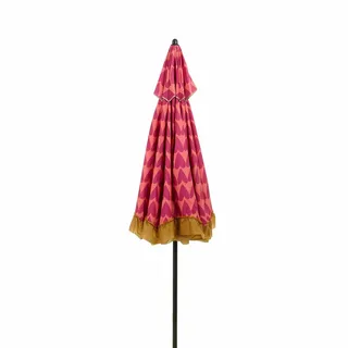 Mica Decorations Parasol Hart H238 x Ø220 cm - Roze - afbeelding 2