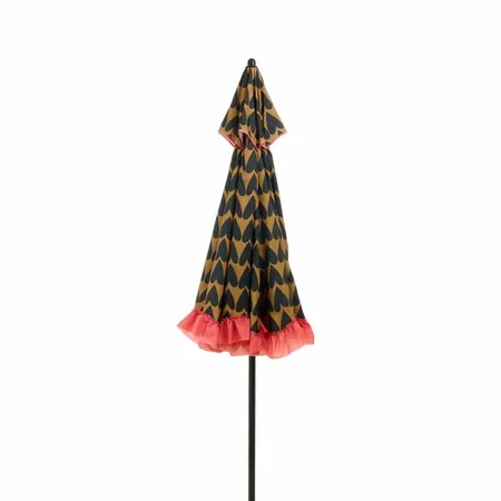 Mica Decorations Parasol Hart H238 x Ø220 cm - Zwart - afbeelding 2