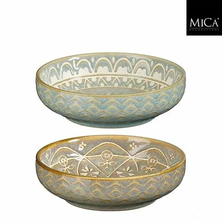 Mica Decorations Schaal Isa Ø12cm (grijs of groen)